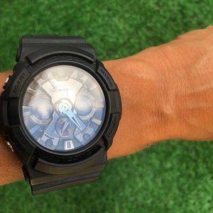 Casio Men's G-Shock Black Dial Watch - GA201-1A